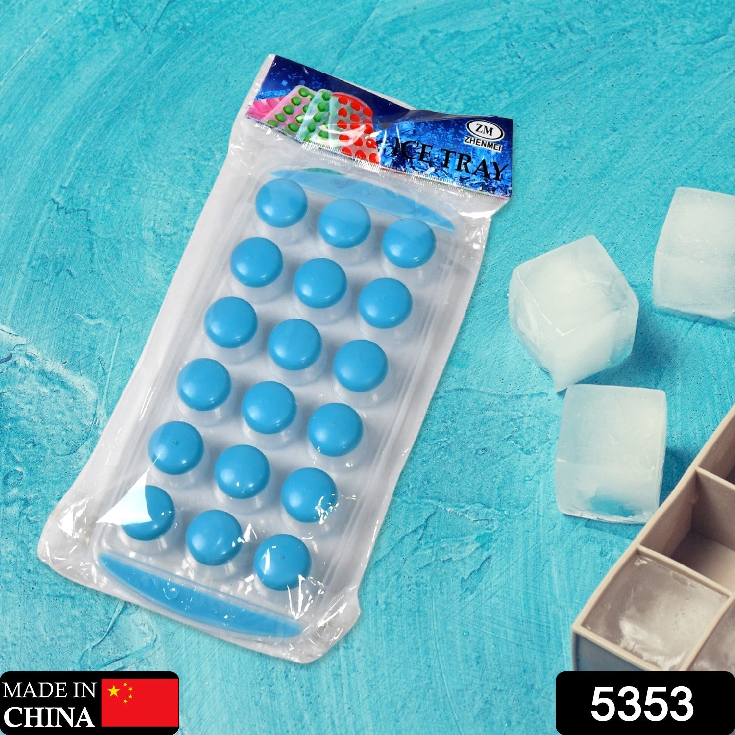 5353 Smart Push Pop Out Round Shape Mini Ice Cube Trays with Flexible Silicone Bottom | Round Shape Silicone Chocolate Mold Maker Ice Cube Tray Freeze Mold DeoDap 5353 Smart Push Pop Out Round Shape Mini Ice Cube Trays with Flexible Silicone Bottom | Round Shape Silicone Chocolate Mold Maker Ice Cube Tray Freeze Mold DeoDap
